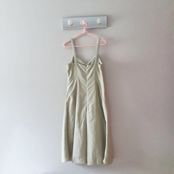 NWT Club Monaco khaki green wide leg jumpsuit 4 - Picture 13 of 13